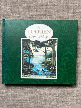 Tolkein Book of Days Daily Calendar Task Journal Lord of the Rings